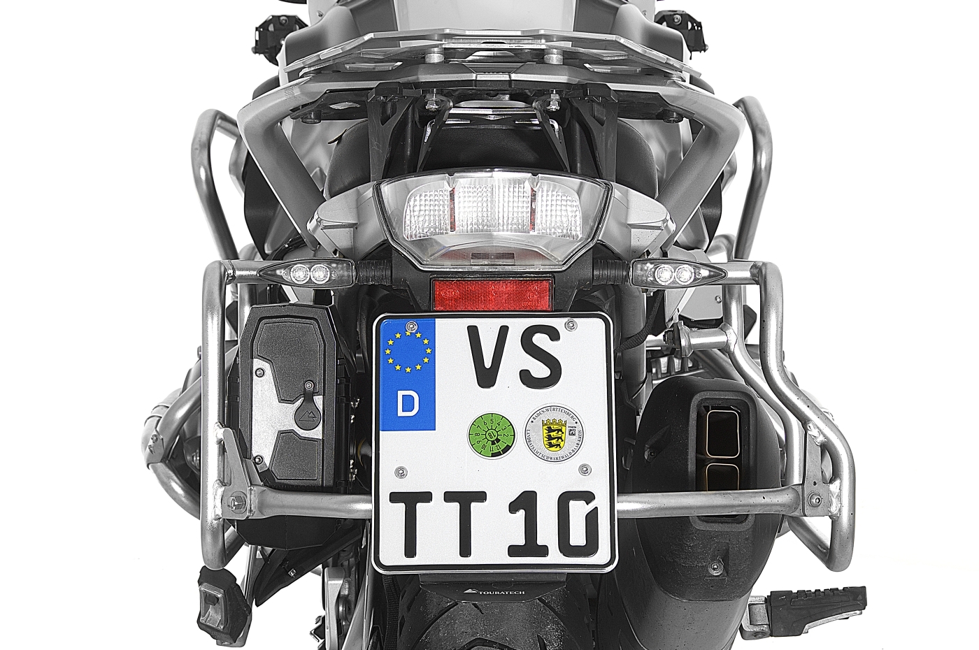 Support valises Touratech EVO X - Argent