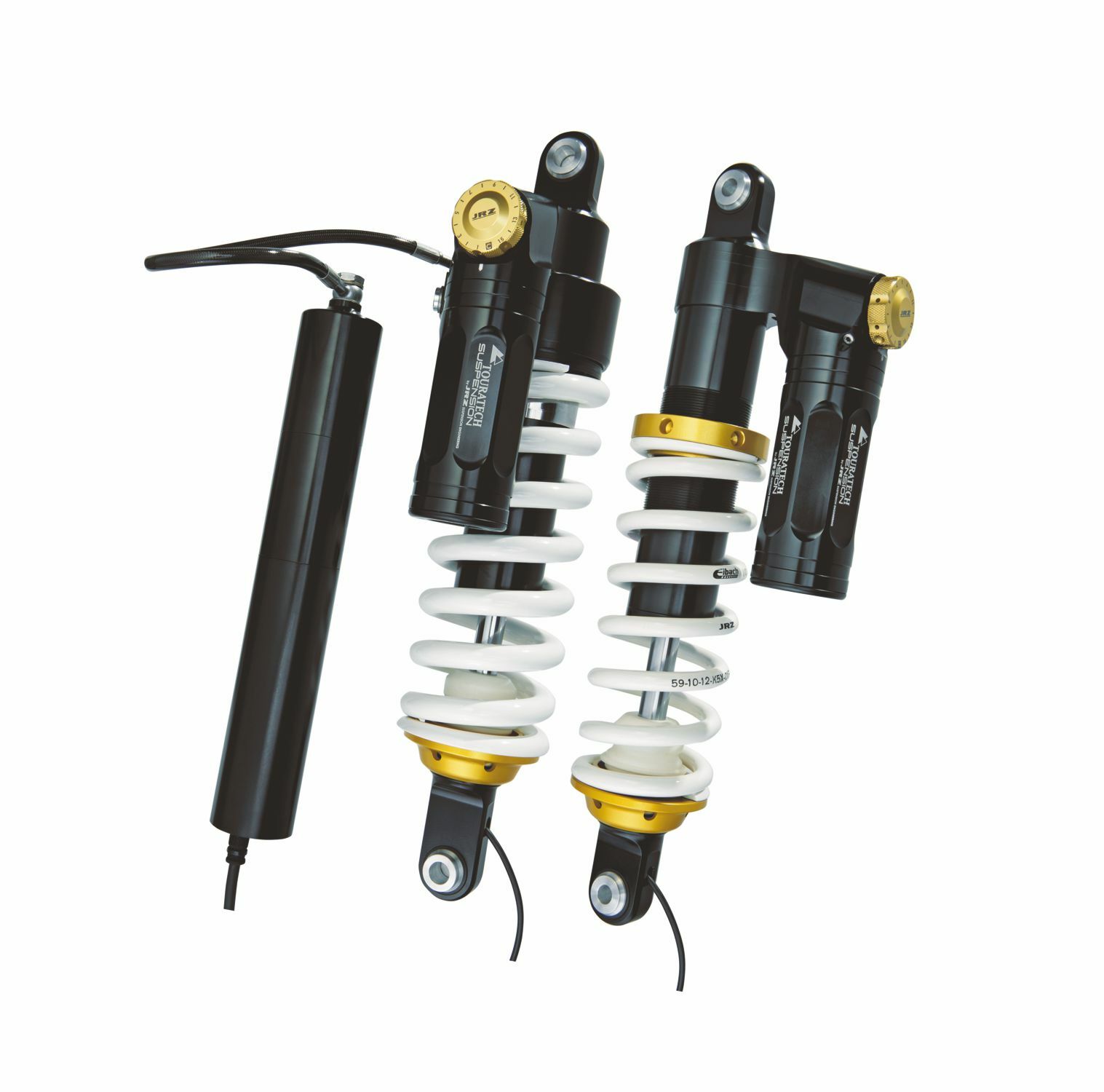 Kit suspension Touratech DSA - Plug & Travel EVO - Noir - Jaune