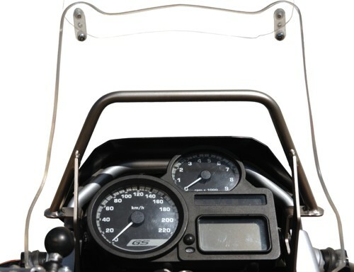 Support GPS Touratech Pour barre transversal - Argent