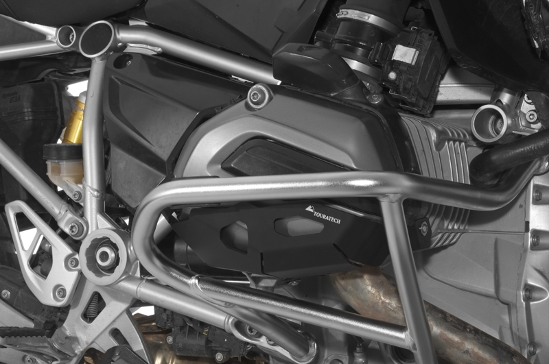 Pare-carter Touratech De cylindre pour crash-bar d'origine - Noir