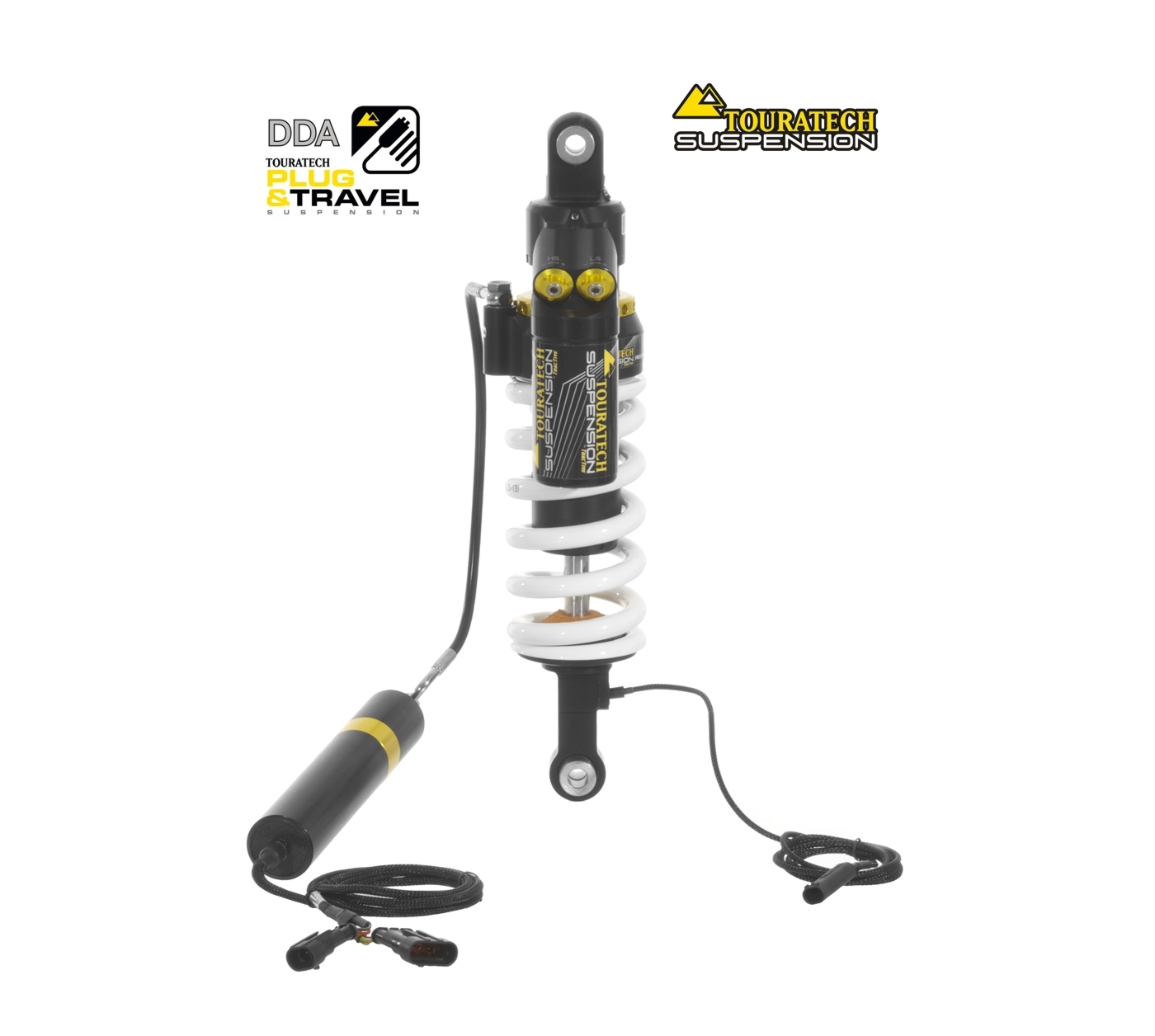 Amortisseur Touratech Arrière - DDA - Plug & Travel - Blanc