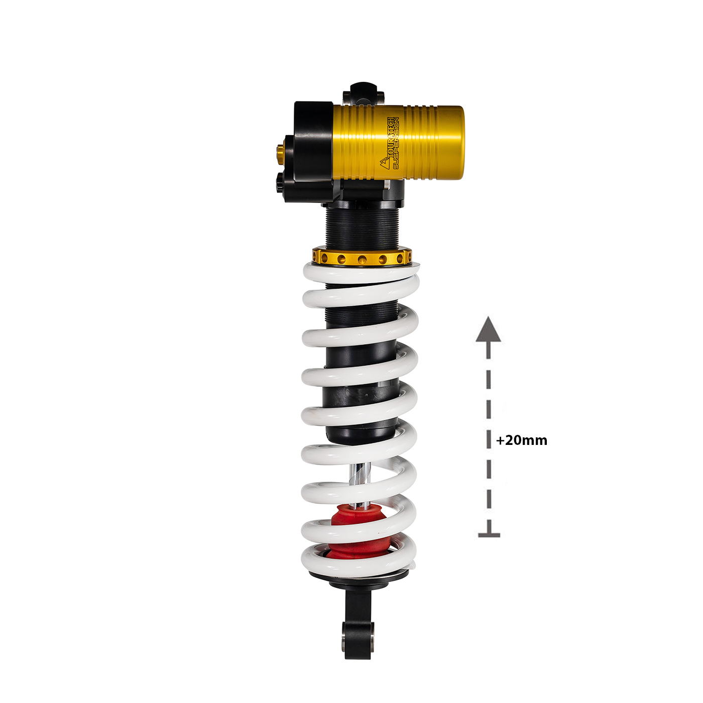 Amortisseur Touratech EXTREME 2 (+20 mm) - Noir - Jaune