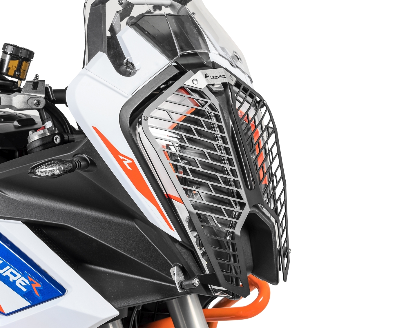 Protection Phare Touratech Attache rapide - Noir