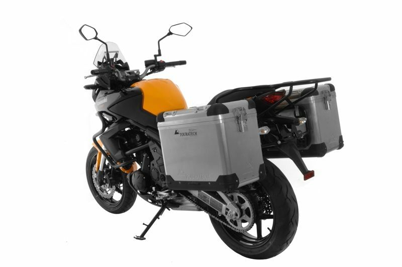 Valise Touratech ZEGA Pro 45/45 - Support noir inclus - Alu