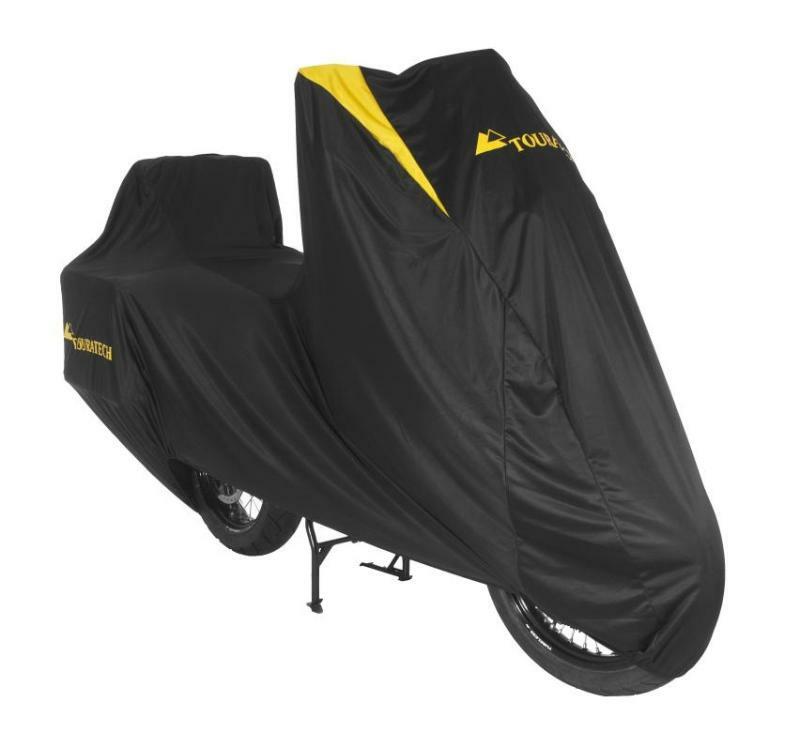 Housse moto Touratech Super Soft - Trails avec topcase - Noir