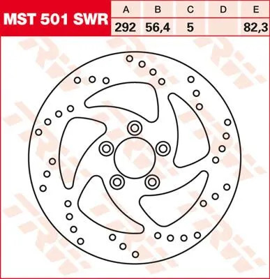 Disque de frein Rond Trw Série SWR