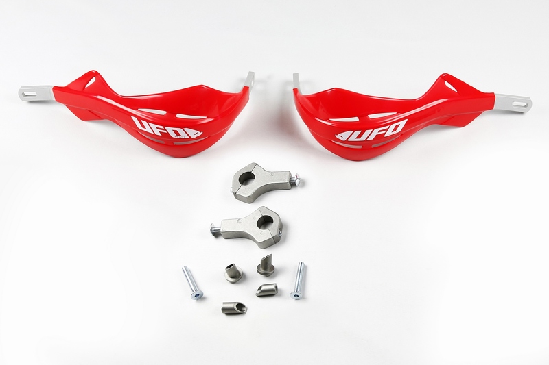 Protèges-mains Ufo Alu rouge