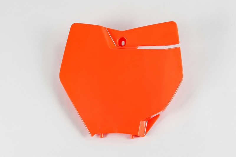 Plaque avant Ufo orange fluo