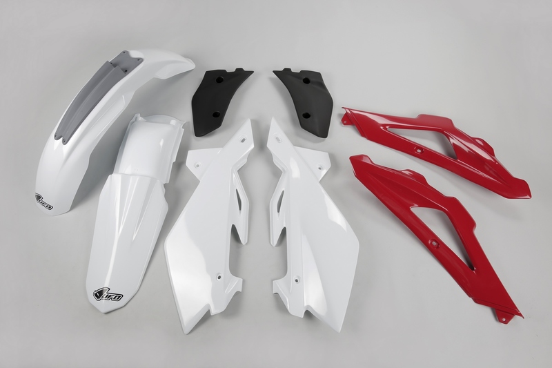 Kit plastiques Ufo couleur origine blanc/rouge/gris