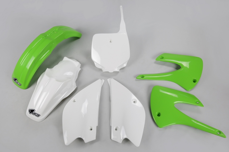 Kit plastiques Ufo couleur origine (2013) OEM vert/blanc