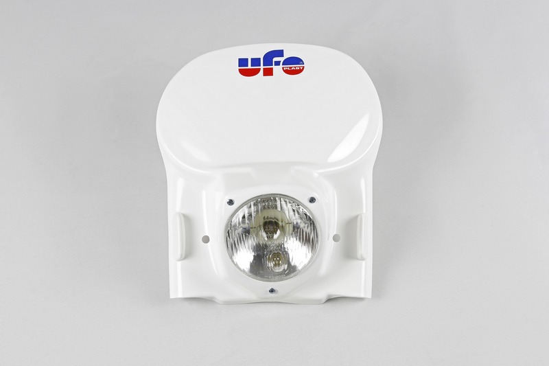 Plaque phare Ufo universelle vintage blanc 1978-1988