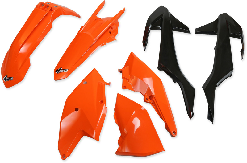 Kit plastiques Ufo origine (2017) orange/noir/blanc