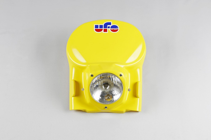 Plaque phare Ufo universelle vintage jaune 1978-1990