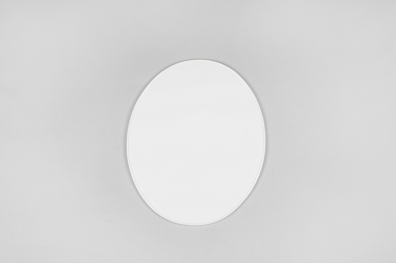 Plaque avant Ufo numéro frontale Oval blanc