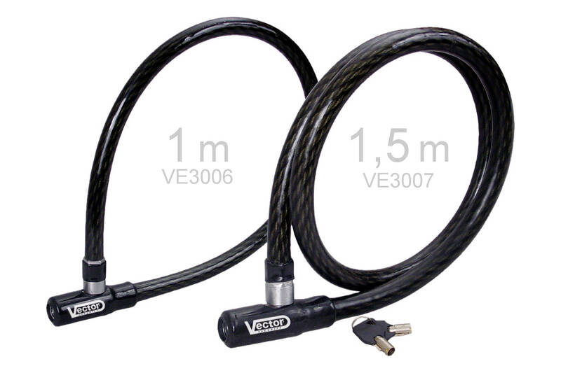 Antivol Vector Cadenas de cable Max Lock - Ø20mm / 1,0m