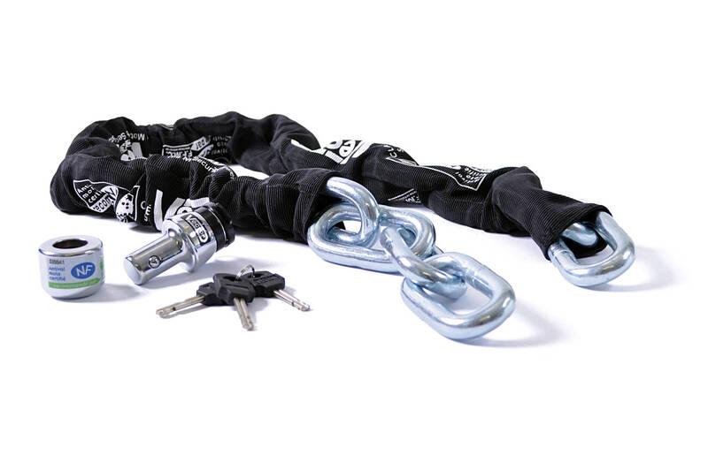Antivol Vector Kit - Padlock Ø21mm + Chaîne Ø14mm / 1,5m - SRA / ART / NF-FMCC