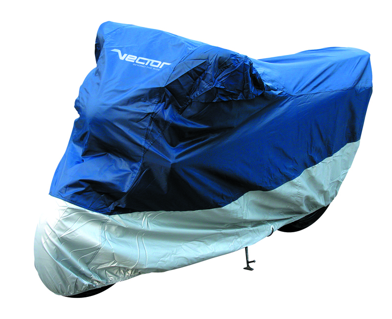 Housse moto Vector intérieure extérieure scooter - bleu argent - 2XL