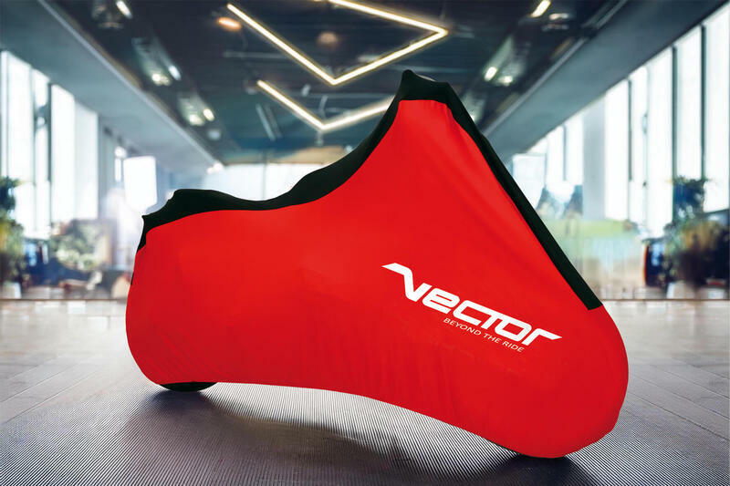 Inner motorcycle cover Vector Stretch scooter - red