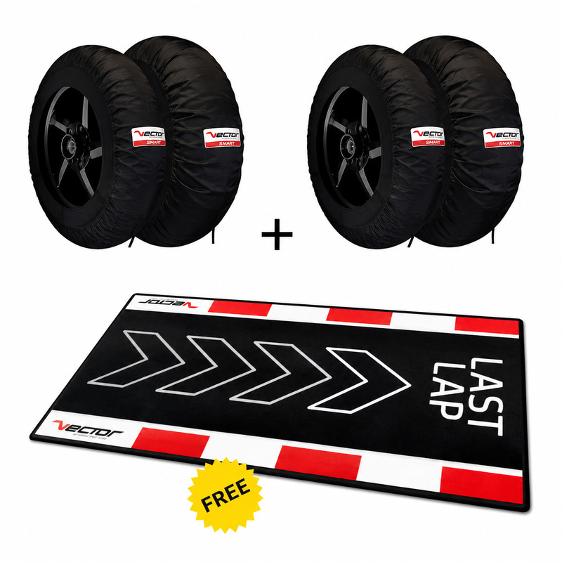 Heated cover Vector Kit 2 sets Pro - Track 120/190 Last Lap paddock mat included