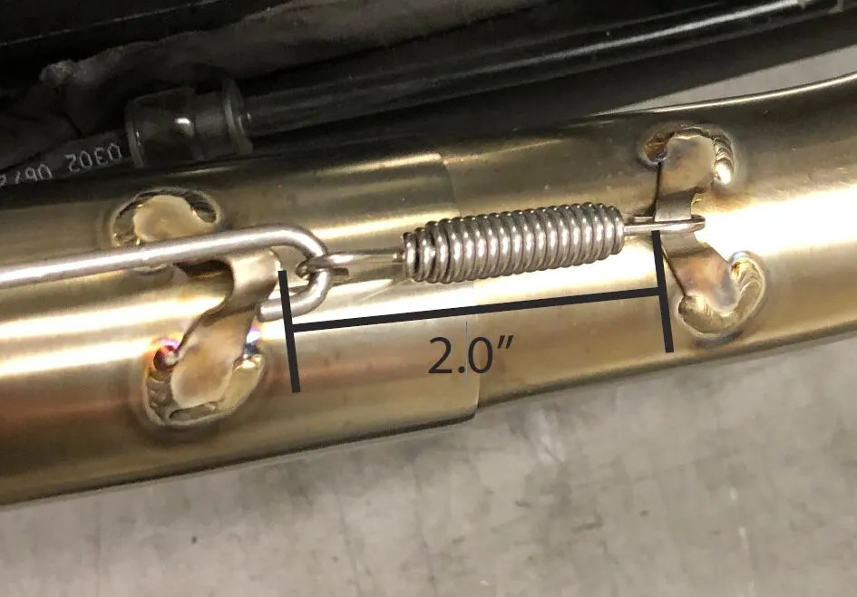 Ressort d'échappement Vance & Hines Pièce rechange