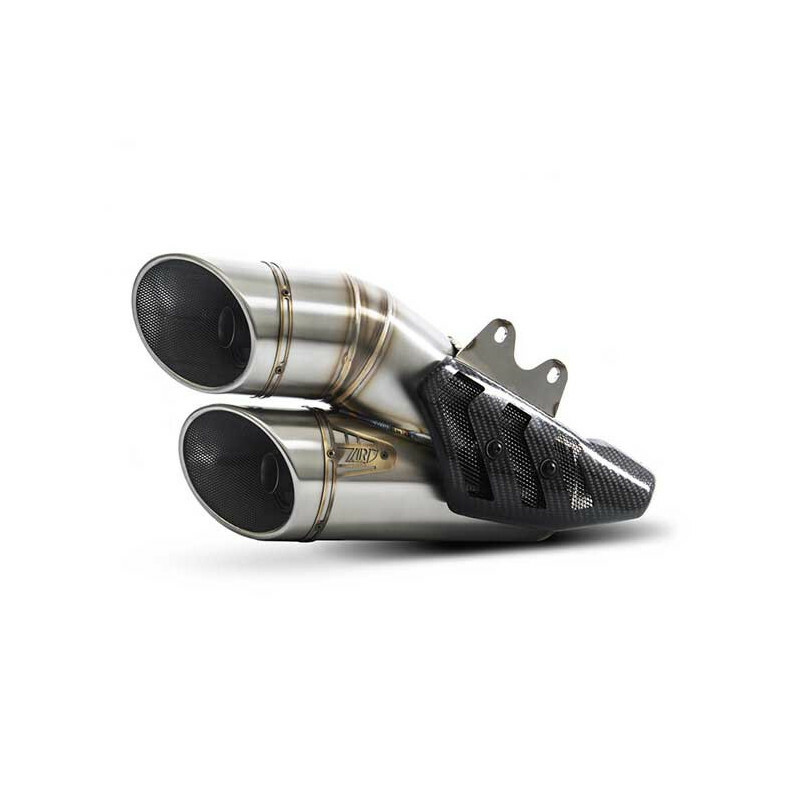 Ligne Complète Zard inox 2 en 1 2 - embout inox noir