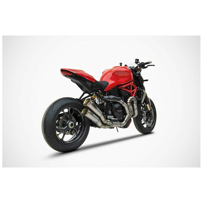 Ligne Complète Zard 2 en 1 2 titane - embout bronze noir