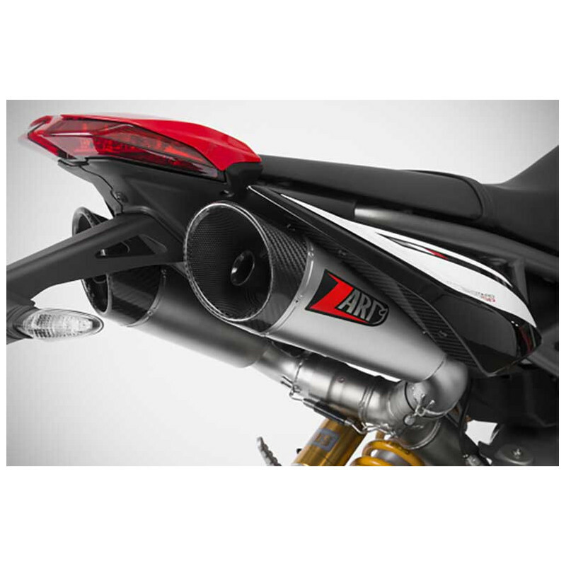 Silencieux Zard gt inox - embout carbone noir