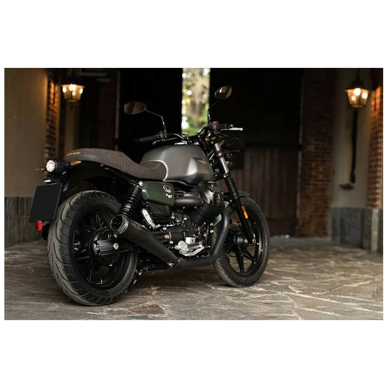 Silencieux Zard DOUBLE LIMITED EDITION INOX EMBOUT CARBONE - embout carbone noir