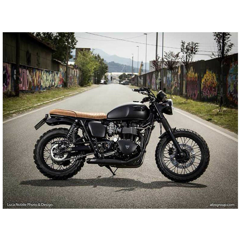 Ligne Complète Zard haute inox racing carbu - embout inox noir