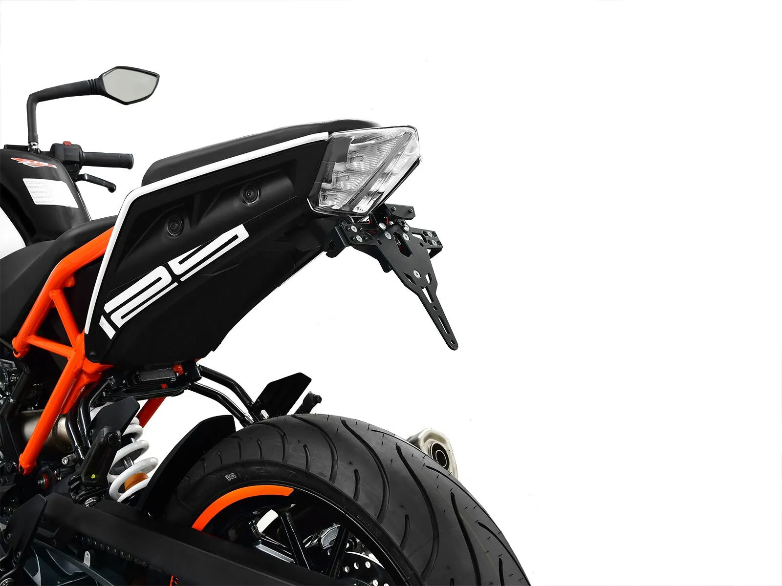 License plate holder Zieger Pro for KTM Duke 125/390 2017-