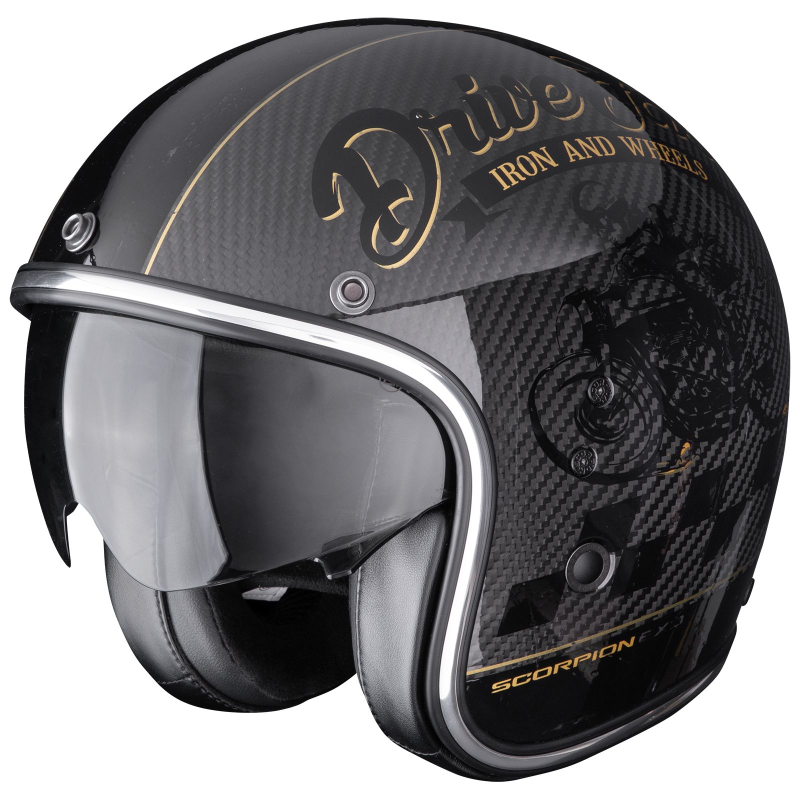 Casque jet Scorpion Exo BELFAST EVO CARBON ZIPPY