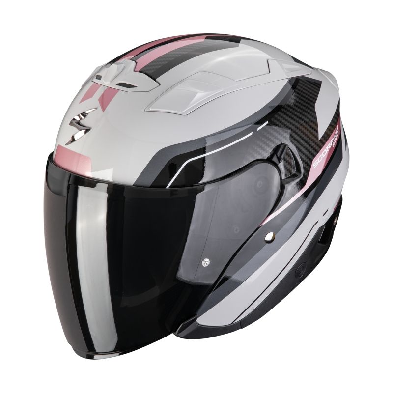 SCORPION Casque jet Scorpion Exo EXO-230 - HIPE — gris et rose