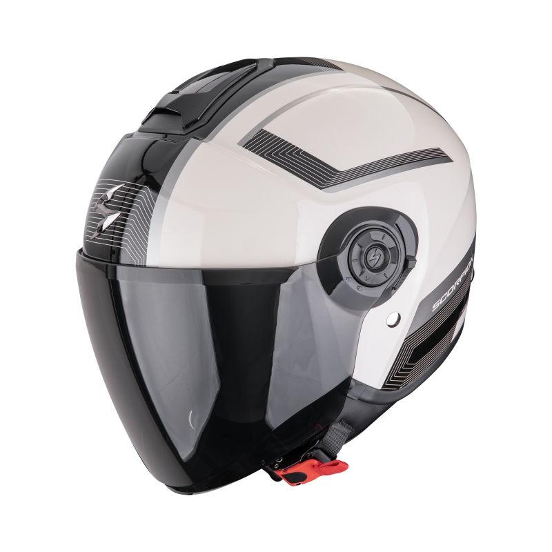 SCORPION Casque jet Scorpion Exo EXO-CITY II - COSMOS — noir et blanc