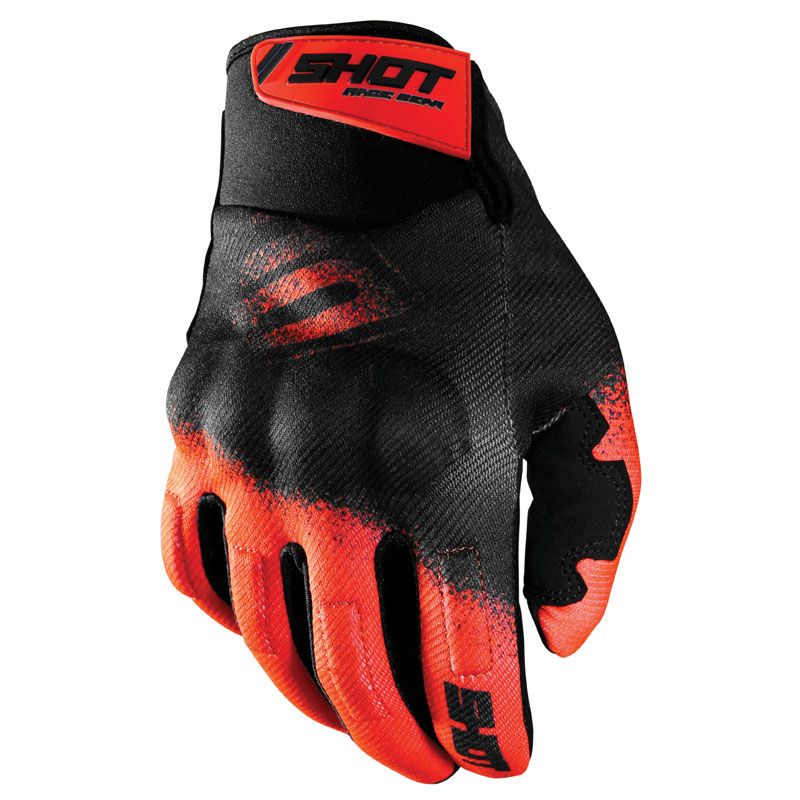 Gants Enduro Shot DRIFT - SMOKE - NEON ORANGE 2021