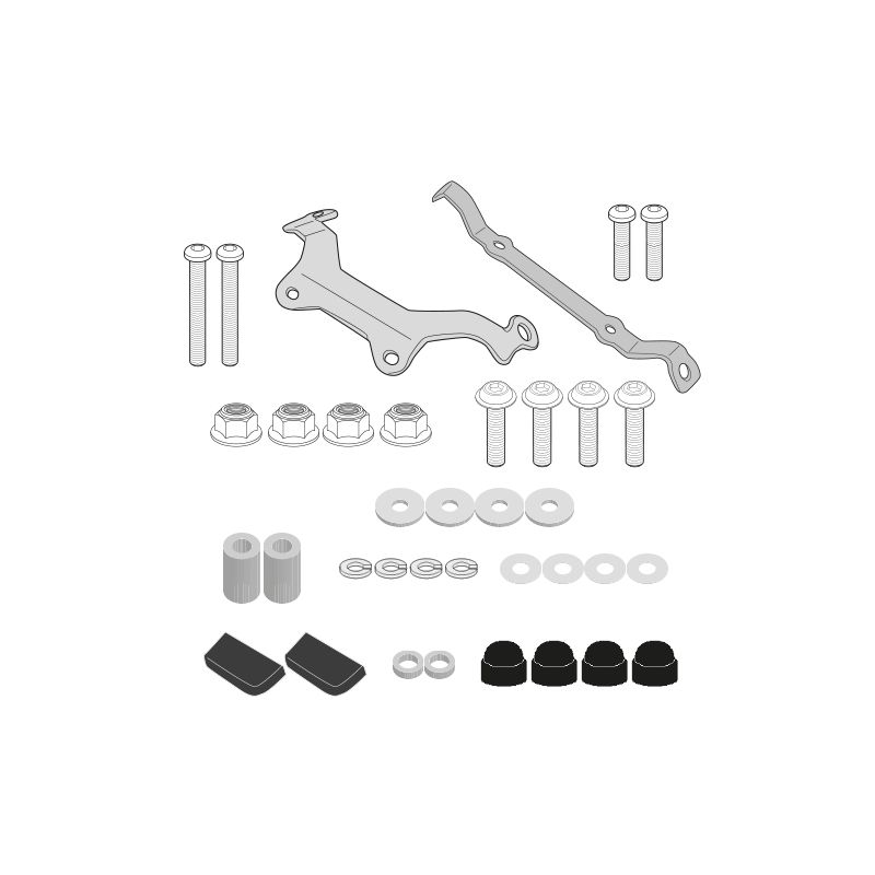 Kit de fixation Bulle Givi pour bulle 5139S