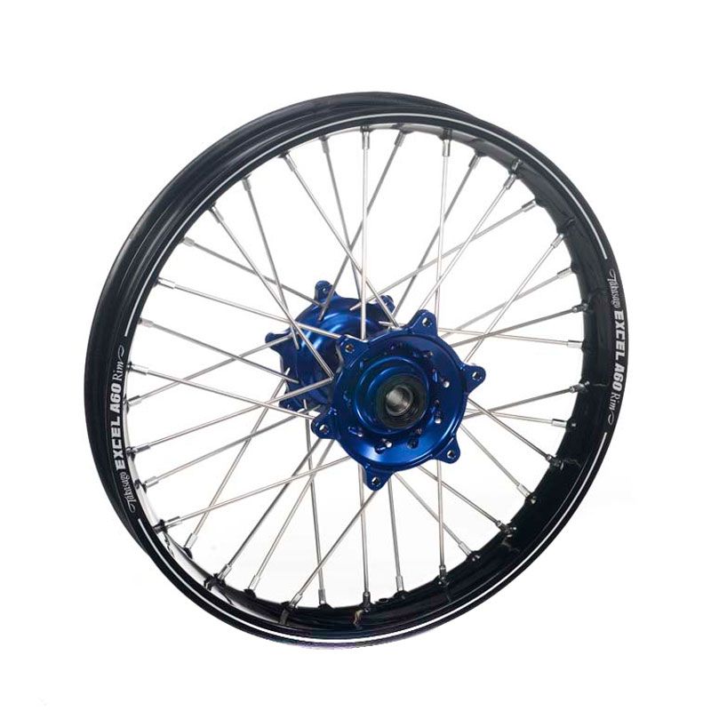 Image of Roue Haan Wheels A60 arrière dimension 19x1.85 Noir/bleu