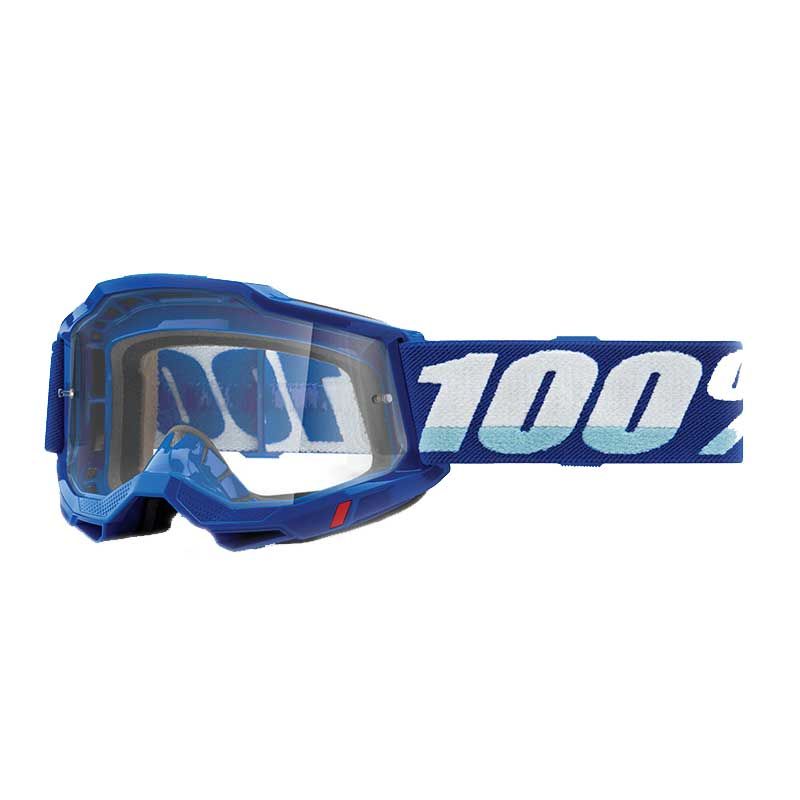Image of Masque cross 100% ACCURI 2 - BLUE - CLEAR 2022