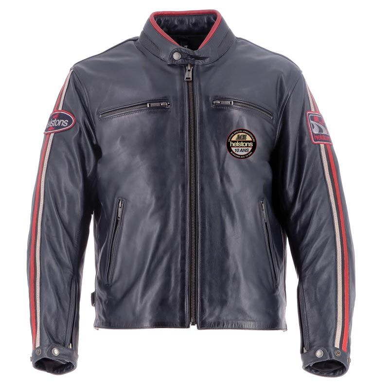 Blouson Moto Helstons ACE 10 CUIR RAG