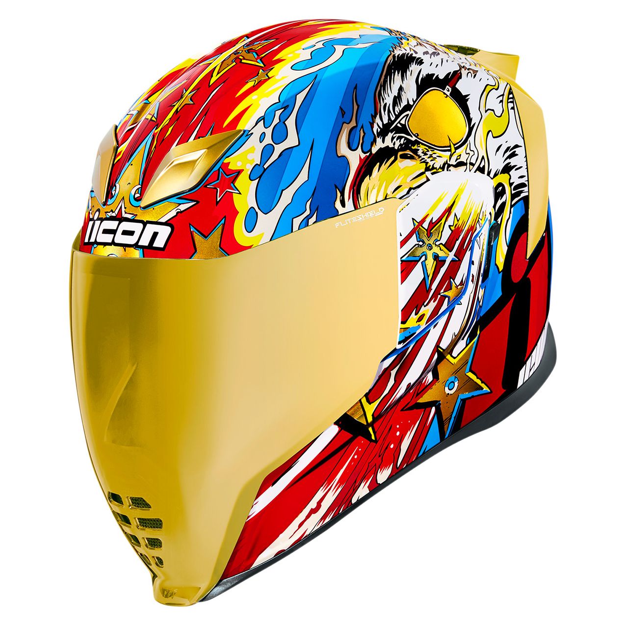 Image of Casque Icon AIRFLITE FREEDOM SPITTER