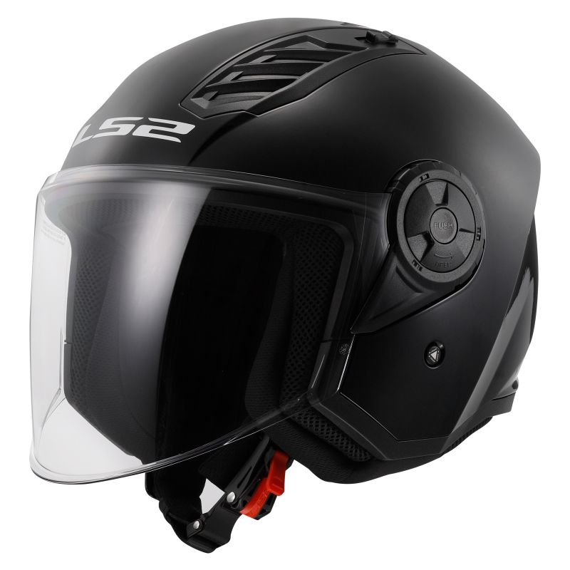 LS2 Casque jet LS2 OF616 - AIRFLOW II — noir