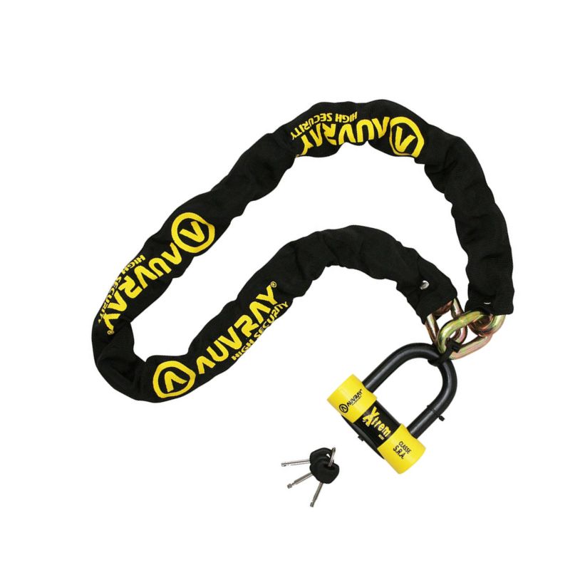 Antivol Auvray CHAINE MOTO XTREM MEDIUM 140 SRA avec bloque disque