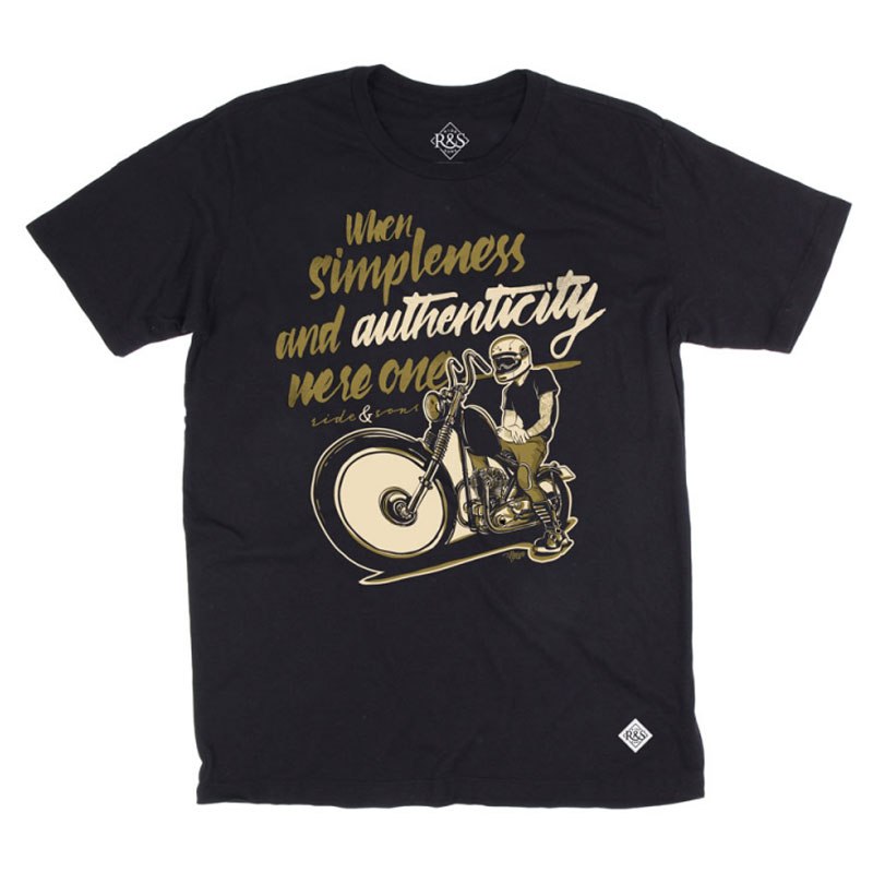 T-shirt Manches Courtes Ride And Sons Authenticity
