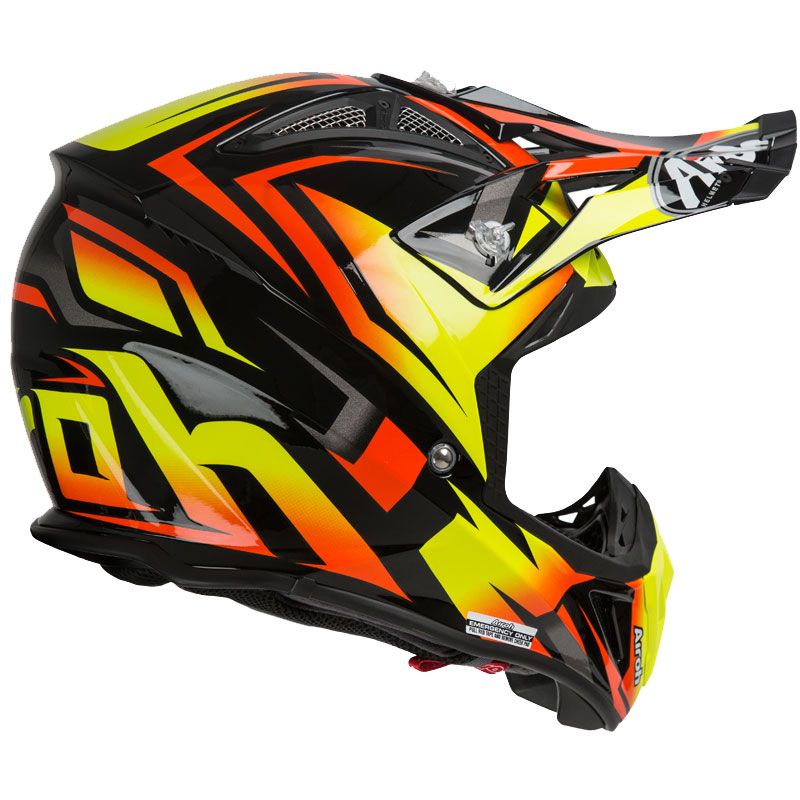 Casque Cross Airoh Aviator 23 Fame Orange Matt Amss 2019