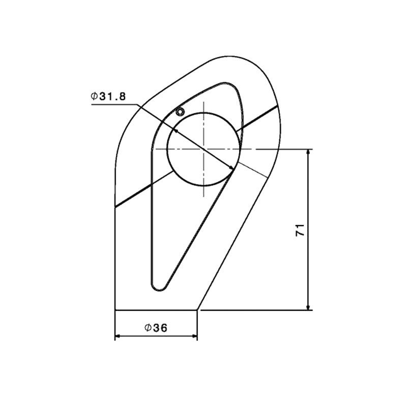 Pontet de guidon Rizoma Aluminium