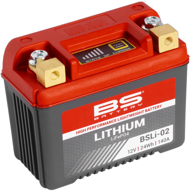 Image of Batterie BS Battery Lithium BSLi-02 (YTZ5S-YTZ7S-YTX4LBS-YTX5LBS-YTX7LBS)