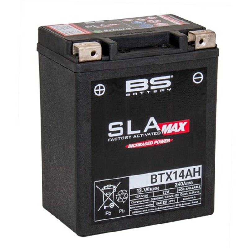 Image of Batterie BS Battery SLA MAX BTX14AH ferme Type Acide Sans entretien/prête à l'emploi
