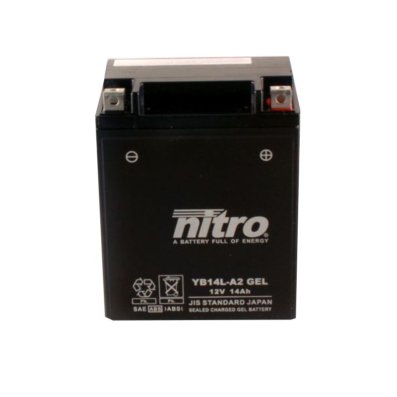 Image of Batterie Nitro NB14L-A2 SLA/YB14L-A2 SLA FERME TYPE ACIDE SANS ENTRETIEN/PRÊTE À L'EMPLOI