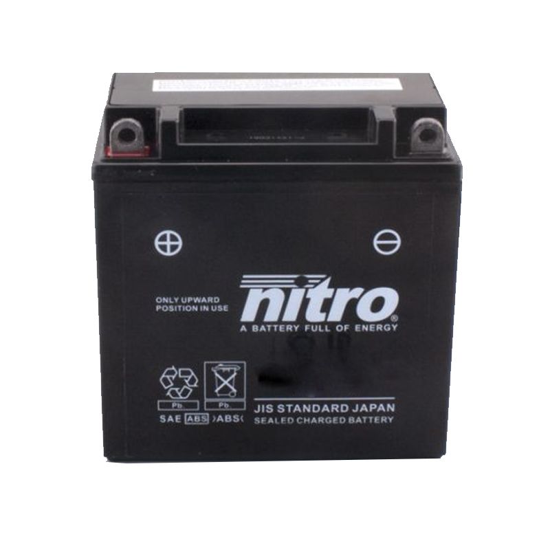 Image of Batterie Nitro NB12AL-A2 SLA/YB12AL-A2 SLA FERME TYPE ACIDE SANS ENTRETIEN/PRÊTE À L'EMPLOI