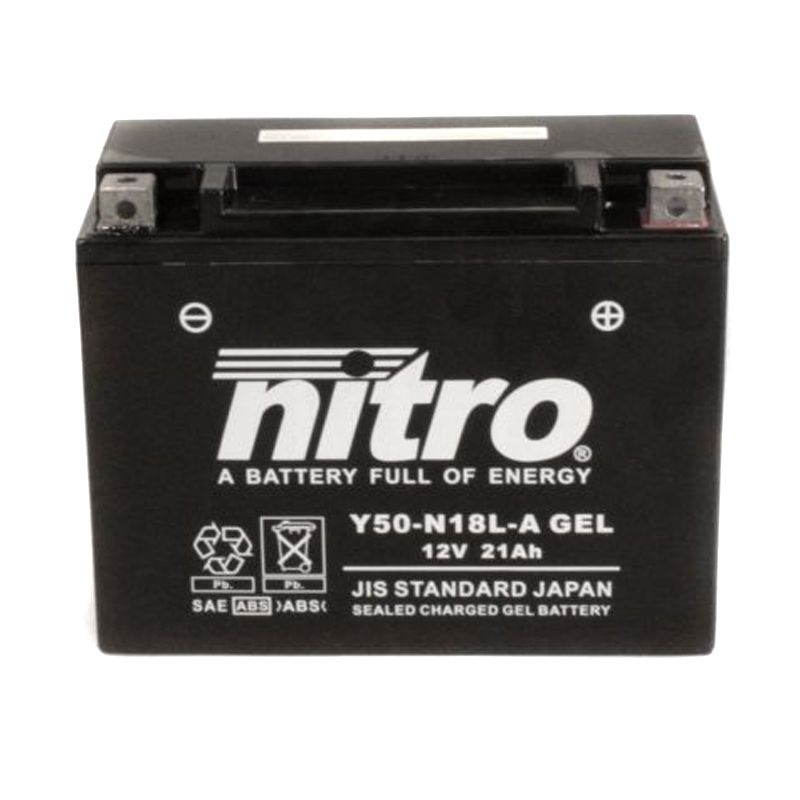 Image of Batterie Nitro N50-N18L-A SLA/Y50-N18L-A SLA FERME TYPE ACIDE SANS ENTRETIEN/PRÊTE À L'EMPLOI