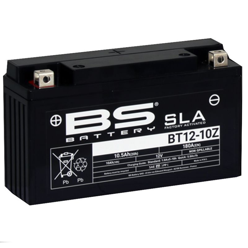 Image of Batterie BS Battery SLA BT12-10Z FERME TYPE ACIDE SANS ENTRETIEN/PRÊTE À L'EMPLOI